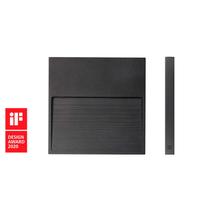 Balizador sobrepor neu 2 preto 3w 3000k ip65 bivolt sth8756/30