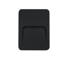 Balizador Sobrepor Preto Retangular Led 2W 3000K Bivolt Balizador Sobrepor Preto Retangular Led 2W 3000K Bivolt