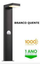 Balizador Solar Jardim Piso Premium 100w Poste Brano Quente 12h IP65 Oversun
