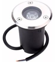 Balizador Solo Deck,Piso/Jardim 1w Branco Frio