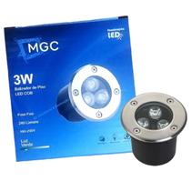 Balizador Spot Led Embutir Chao Piso Jardim 3w Ip66