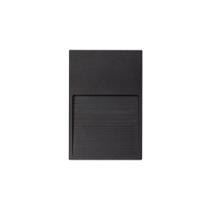 Balizador Stella Neu 2 De Sobrepor Led 2w Bivolt Preto - 3000k - Luz Amarela