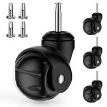 Ball Caster Wheels Apllamo, 2 polegadas, 1200 libras, Heavy Duty, conjunto de 4 Ball Caster Wheels Apllamo, 2 polegadas, 1200 libras, Heavy Duty, conjunto de 4