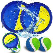 Ball Catch Paddle Set Jalunth Upgraded Volcro Game para crianças e adultos