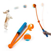 Ball Launcher ALL FOR PAWS de 25 polegadas com bola de 2,5 polegadas para cães