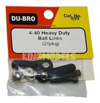 Ball Link Dubro - Heavy Duty - Dub899 - Rosca 4-40 - 2pçs