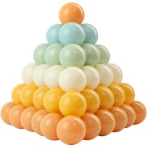 Ball Pit Balls FHRILEK Star para crianças 170 unidades de laranja