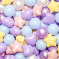 Ball Pit Balls GOGOSO 50 unidades Colorful Star Heart 5,5 cm Ball Pit Balls GOGOSO 50 unidades Colorful Star Heart 5,5 cm