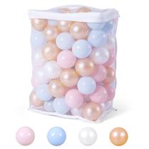 Ball Pit Balls Heopeis Macaron Ocean de 5,6 cm, pacote com 100 bolsas Ball Pit Balls Heopeis Macaron Ocean de 5,6 cm, pacote com 100 bolsas