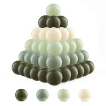 Ball Pit Balls, pacote com 100 bolas de plástico verde-oliva para casas de jogos