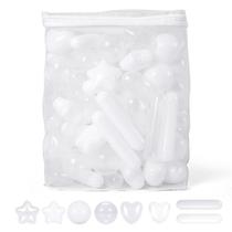Ball Pit Balls STARBOLO 150-200, pacote branco em formato misto