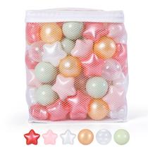 Ball Pit Balls TRENDPLAY Star 100 para crianças pequenas Pearl Colors