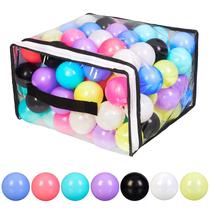 Ball Pit Balls Vanland para bebês e crianças pequenas com bolsa de armazenamento