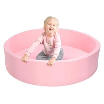Ball Pit TRENDBOX Espuma macia extra grande 130 cm x 30 cm - rosa
