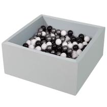 Ball Pit TRENDBOX Memory Foam Square 90x90x35cm Cinza