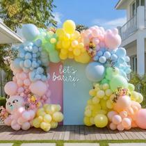 Balloon Arch Kit Balões pastel de pelúcia dupla Captank