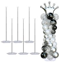 Balloon Arch Stand SINBEE, 7 pés de altura ajustável, conjunto de 6 Balloon Arch Stand SINBEE, 7 pés de altura ajustável, conjunto de 6