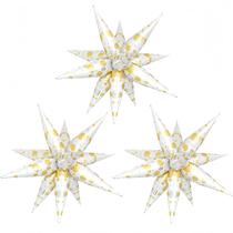 Balloon Baoonworlld Platinum Star, 81 cm, conjunto de bolinhas, 3 unidades