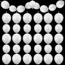 Balloon Charnoel 120 peças de látex branco de 12" e 6" para festas