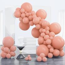 Balloon PartyWoo Blush Pink 100 unidades de tamanhos diferentes Balloon PartyWoo Blush Pink 100 unidades de tamanhos diferentes