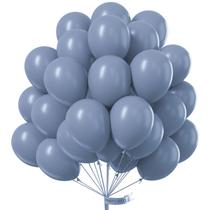 Balloon PartyWoo Dusty Blue de 12 polegadas, 101 peças para decoração