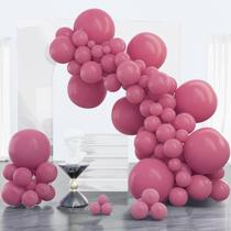 Balloon PartyWoo Opera Mauve 100 unidades de tamanhos diferentes