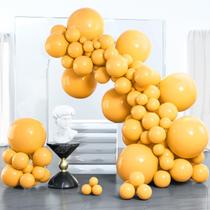 Balloon PartyWoo Orange 100 peças Goldenrod de tamanhos diferentes