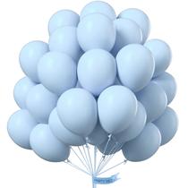 Balloon PartyWoo Pastel Blue 12 polegadas 50 unidades para decoração