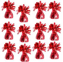 Balloon Weights The Dreidel Company, 14 cm, metálicos, pacote com 12, vermelho Balloon Weights The Dreidel Company, 14 cm, metálicos, pacote com 12, vermelho