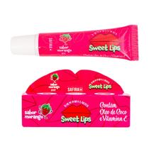 Balm Para Lábios Sweet Lips Sabor Morango Safira Vitamina