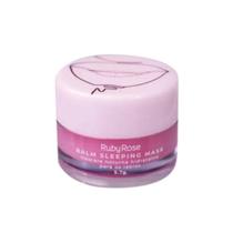 Balm Sleeping Mask Máscara Noturna Lábios Morango Ruby Rose