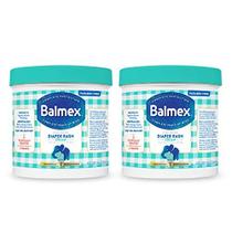Balmex Proteção Completa Creme de erupção cutânea com óxido de zinco + botânicos calmantes, 16 Oz, Pacote de 2