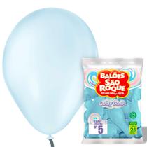 Balões Bexigas Balão Candy Colors Pastel Diversas Cores - 5 Polegadas -São Roque - Pacote 25 Unidades Latéx Liso Para Festas Decoração