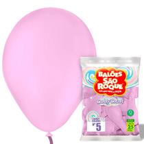 Balões Bexigas Balão Candy Colors Pastel Diversas Cores - 5 Polegadas -São Roque - Pacote 25 Unidades Latéx Liso Para Festas Decoração