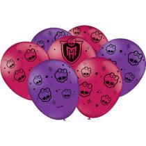 Balões Bexigas Monster High 25un - Decoração Festa