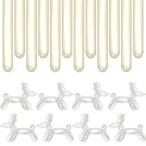 Balões BHUCUTU 260Q Long Latex Twisting 400 unidades transparentes
