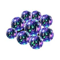Balões Bobo Coloridos com LED - 10 Unidades Transparentes + Luzes de 3m