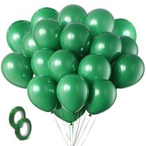 Balões BOMSI 36" de látex verde, pacote com 10, decoração de festa