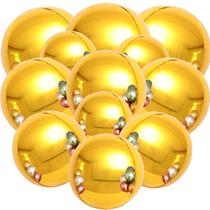 Balões Cadeya 4D Metallic Gold Alumínio Folha de Alumínio x12