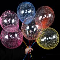 Balões com iluminação LED Party Flashing Magic Bubble Ball x50