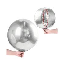 Balões De Alumínio Com Efeito 4D Prateado Para Decorações De Aniversário, Festa De Despedida De Balões De Alumínio Com Efeito 4D Prateado Para Decorações De Aniversário, Festa De Despedida De