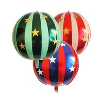 Balões De Alumínio Listrados Em Forma De Estrela De 22 Polegadas 3PCS Decoração Para Casa KTV Balões De Alumínio Listrados Em Forma De Estrela De 22 Polegadas 3PCS Decoração Para Casa KTV
