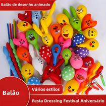 Balões de Animais de Desenho Animado (50 Peças) - Coelho, Pato e Outros - Decoração com Hélio