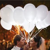 Balões de casamento com iluminação LED de 12 polegadas, 50 unidades com bastão Balões de casamento com iluminação LED de 12 polegadas, 50 unidades com bastão