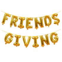 Balões de decoração Aozer Friendsgiving Gold Foil 40cm Balões de decoração Aozer Friendsgiving Gold Foil 40cm