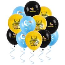 Balões de decoração de festa Eid Al-Fitr 30 unidades de látex de 30 cm Balões de decoração de festa Eid Al-Fitr 30 unidades de látex de 30 cm