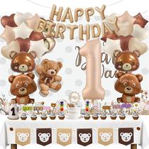 Balões de decoração de festa Fezava Bear We Can Bearly Wait Baby