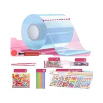 Balões de Descompressão com Fita Nano Colorida - Kit DIY para Interação Pai-Filho