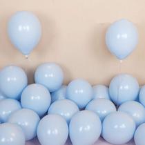 Balões de festa de látex Brontothere azul pastel 30 cm 50 unidades