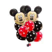 Balões De Festa Disney Mickey Minnie Mouse 12 Peças Decorações Para Chá De Bebê Aniversário